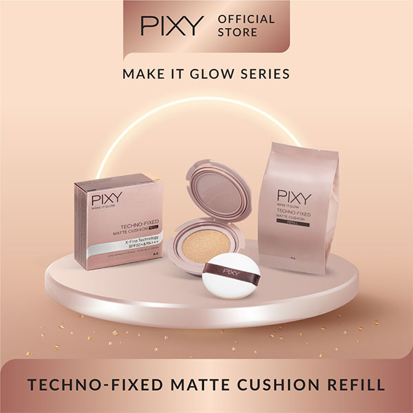 Techno - Fixed Matte Cushion 201 Neutral Beige Refill - Image 3